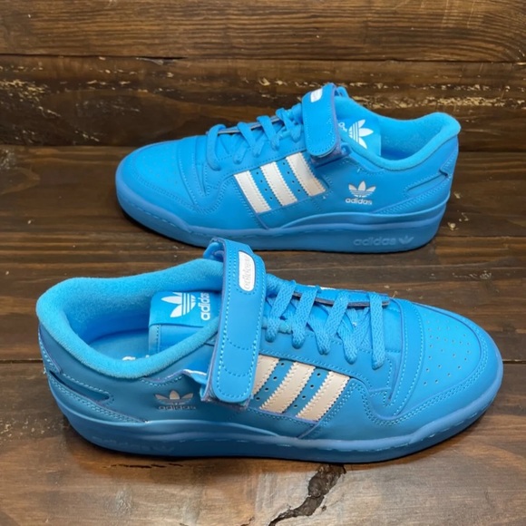Adidas Forum Low Shoes Sky Rush Blue White GW1614 Men's Multi Sizes NEW - Picture 9 of 9